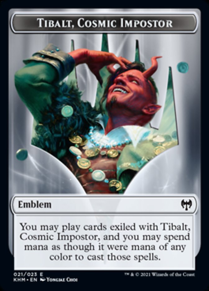 Tibalt, Cosmic Impostor Emblem [Kaldheim Tokens] | A1Comics