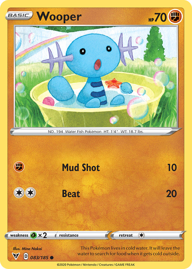 Wooper (083/185) [Sword & Shield: Vivid Voltage] | A1Comics