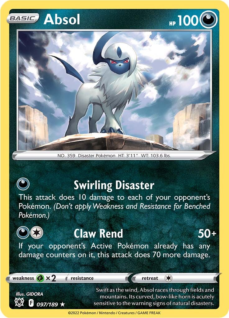 Absol (097/189) (Theme Deck Exclusive) [Sword & Shield: Astral Radiance] | A1Comics