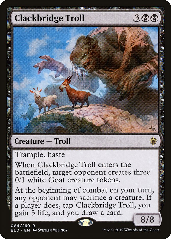 Clackbridge Troll [Throne of Eldraine] | A1Comics