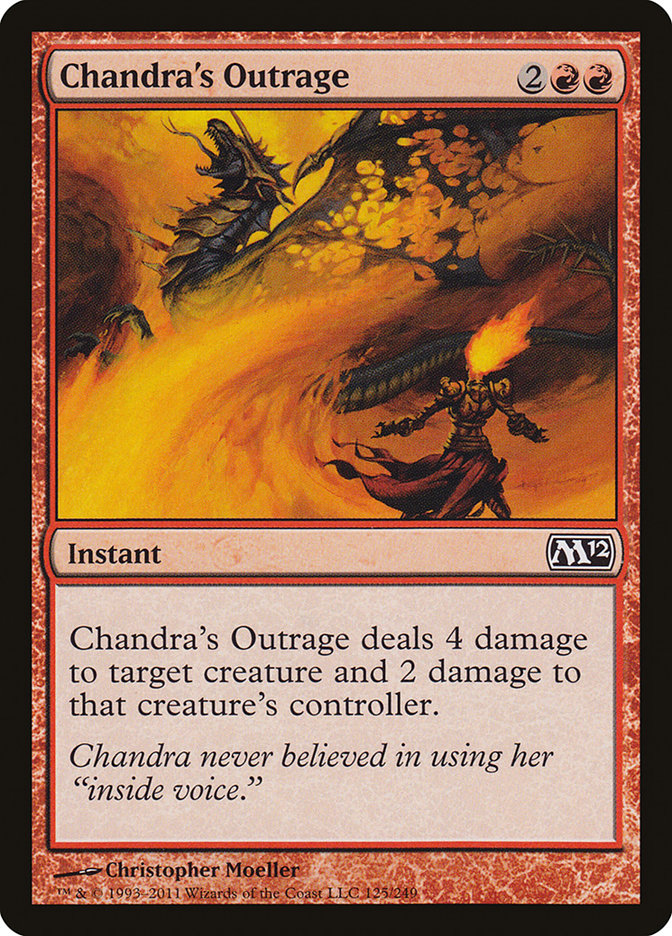 Chandra's Outrage [Magic 2012] | A1Comics