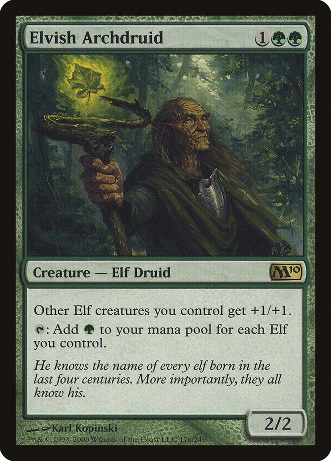 Elvish Archdruid [Magic 2010] | A1Comics