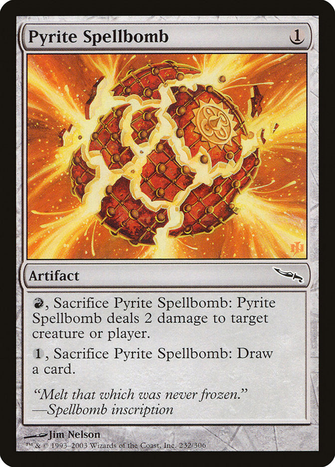 Pyrite Spellbomb [Mirrodin] | A1Comics