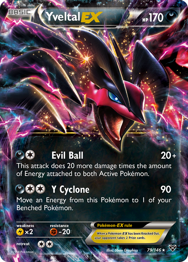 Yveltal EX (79/146) [XY: Base Set] | A1Comics