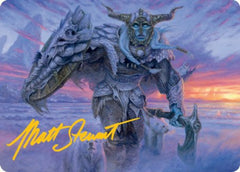 Frost Giant Art Card (Gold-Stamped Signature) [Dungeons & Dragons: Adventures in the Forgotten Realms Art Series] | A1Comics