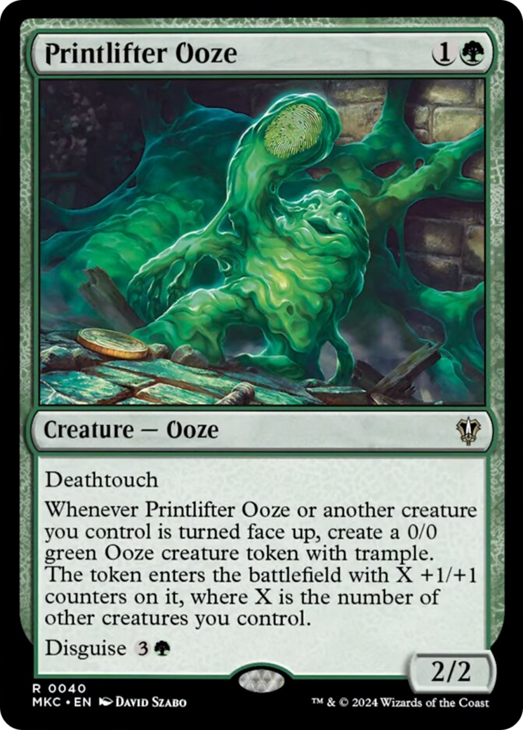 Printlifter Ooze [Murders at Karlov Manor Commander] | A1Comics