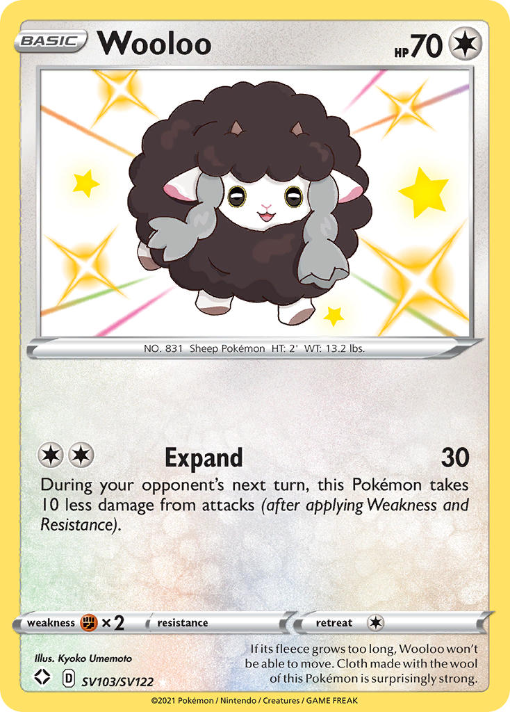 Wooloo (SV103/SV122) [Sword & Shield: Shining Fates] | A1Comics