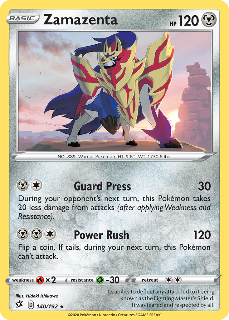 Zamazenta (140/192) [Sword & Shield: Rebel Clash] | A1Comics