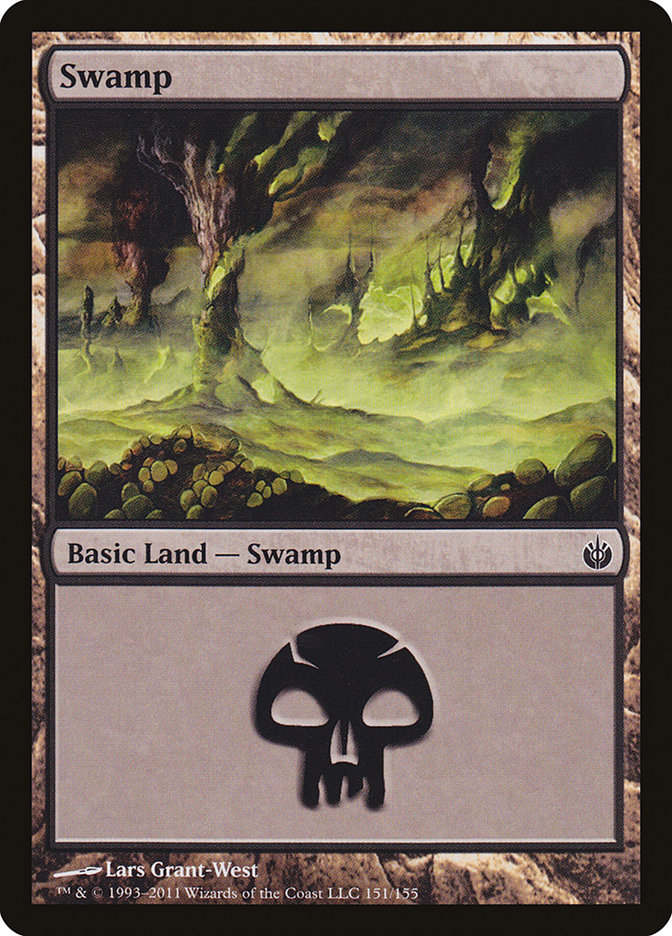 Swamp (151) [Mirrodin Besieged] | A1Comics