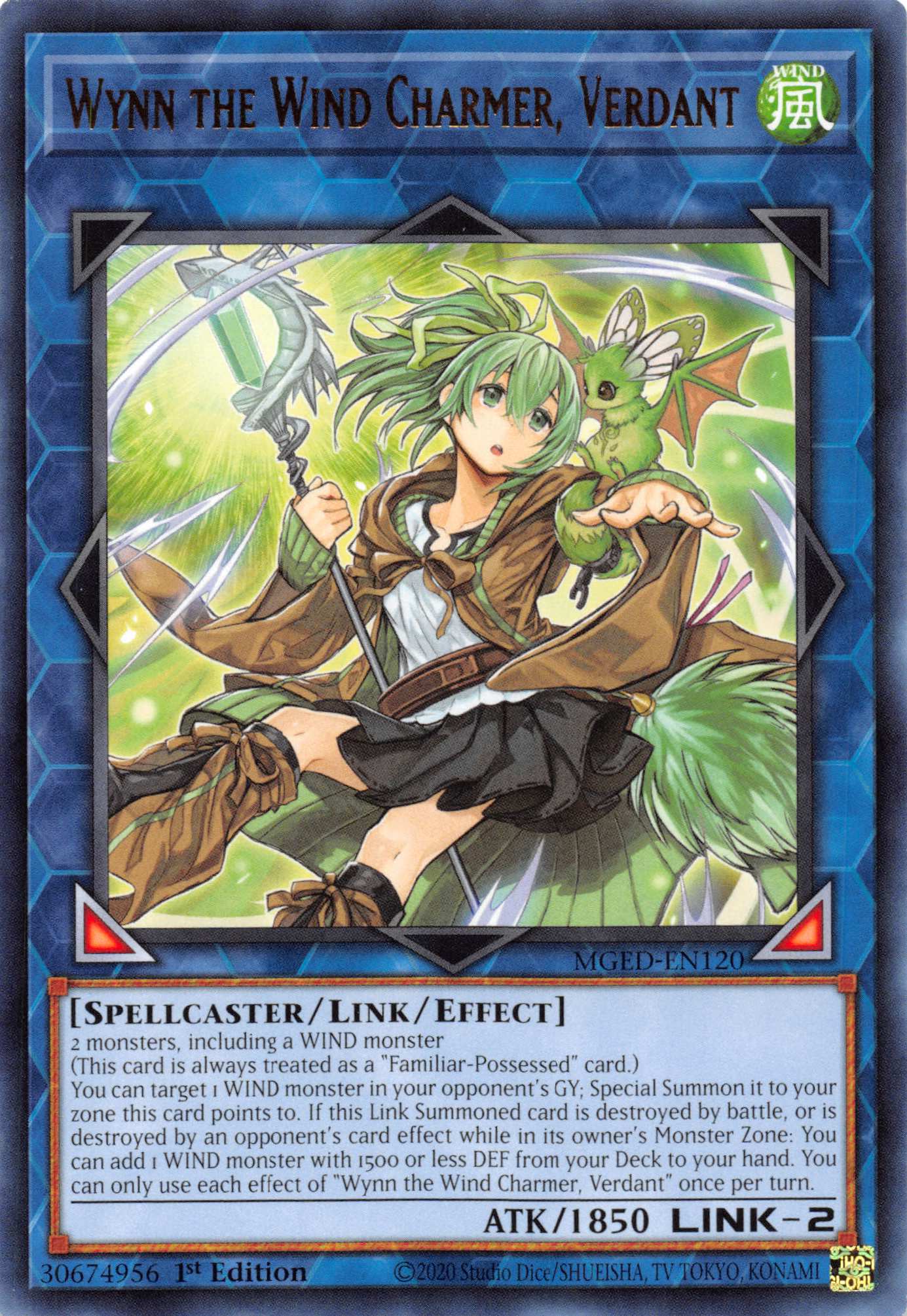 Wynn the Wind Charmer, Verdant [MGED-EN120] Rare | A1Comics