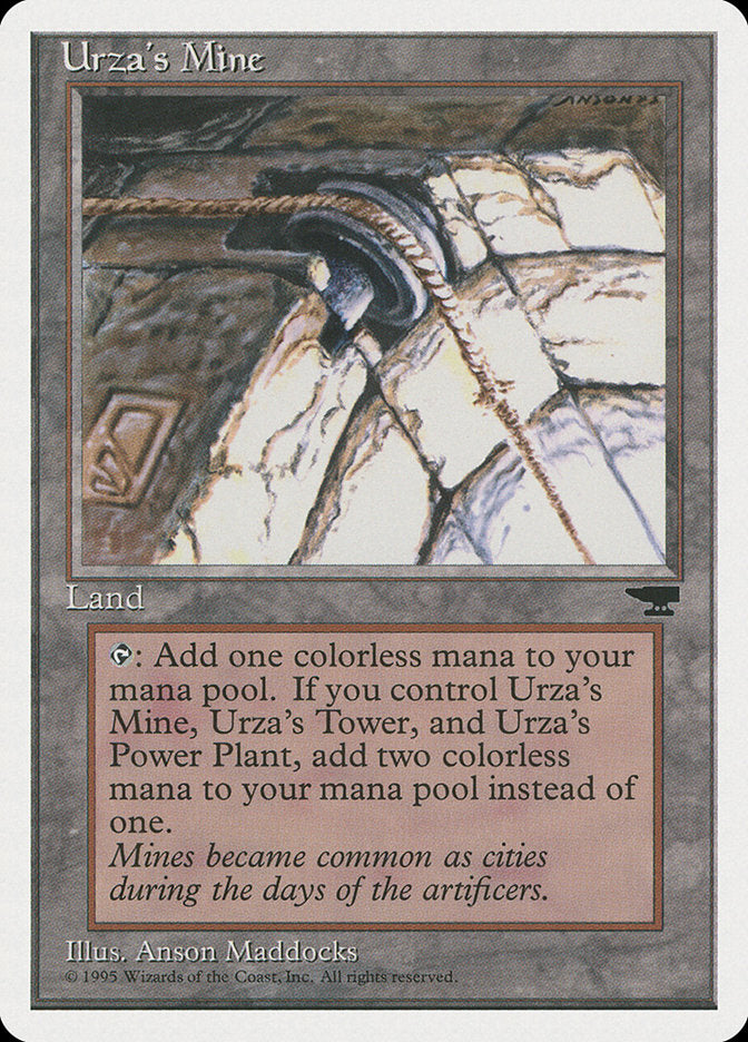 Urza's Mine (Pulley Embedded in Stone) [Chronicles] | A1Comics