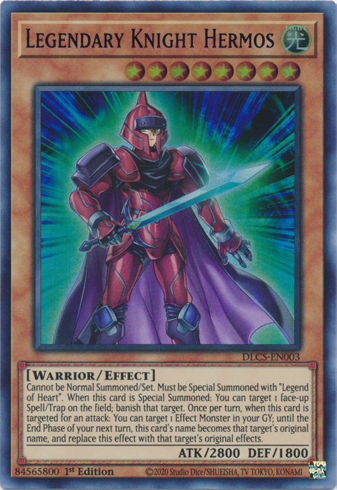 Legendary Knight Hermos (Blue) [DLCS-EN003] Ultra Rare | A1Comics