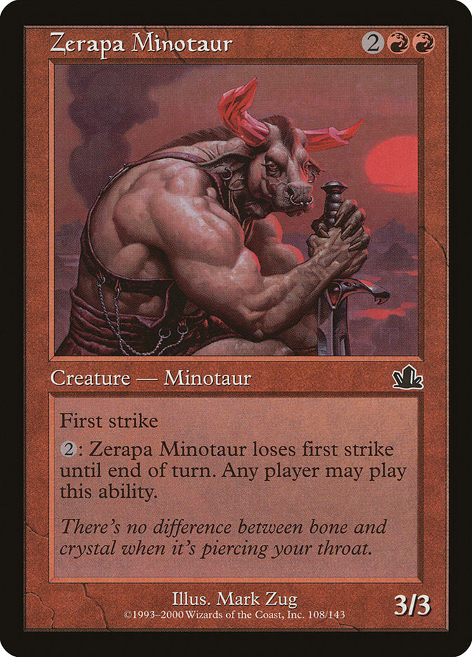 Zerapa Minotaur [Prophecy] | A1Comics