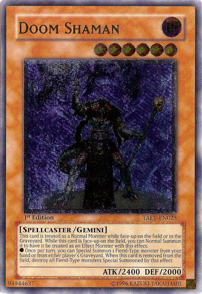 Doom Shaman [TAEV-EN025] Ultimate Rare | A1Comics