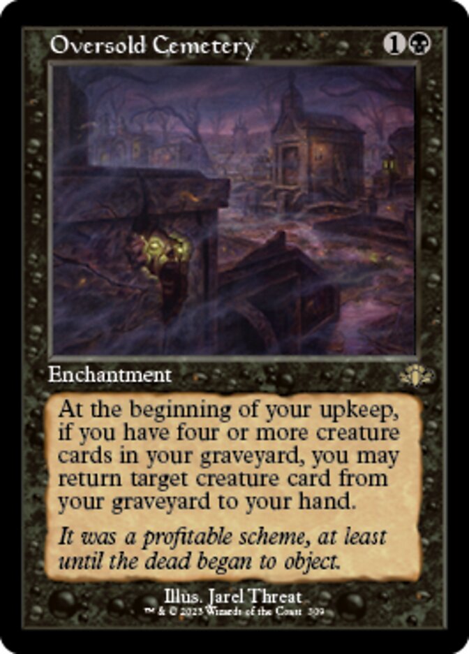 Oversold Cemetery (Retro) [Dominaria Remastered] | A1Comics