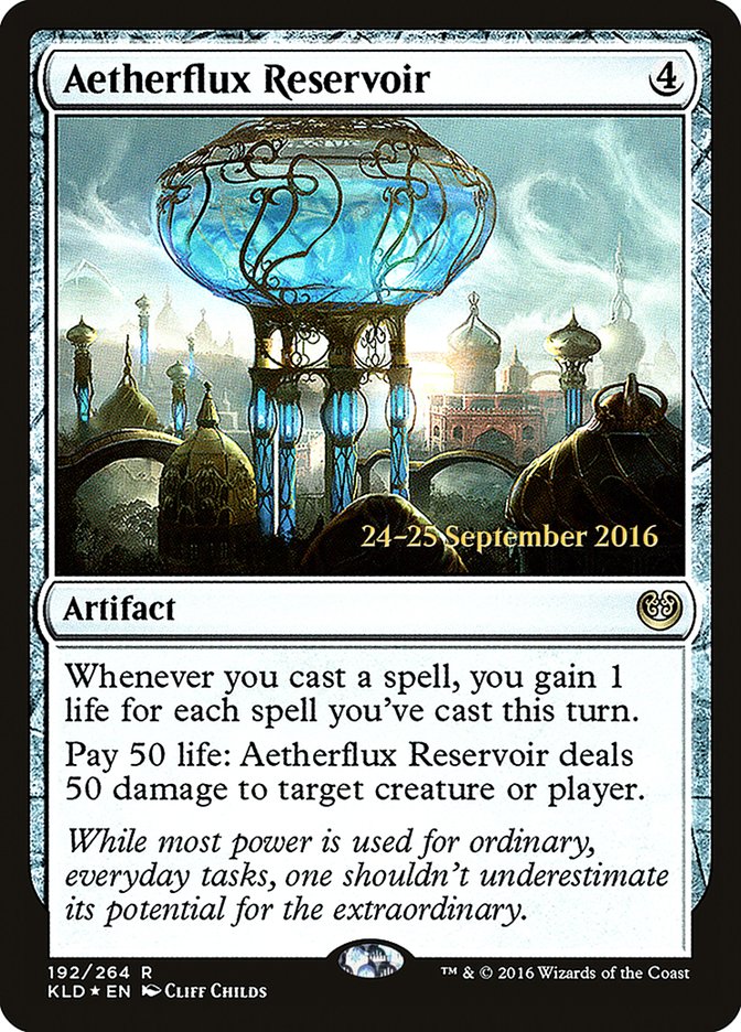 Aetherflux Reservoir [Kaladesh Prerelease Promos] | A1Comics