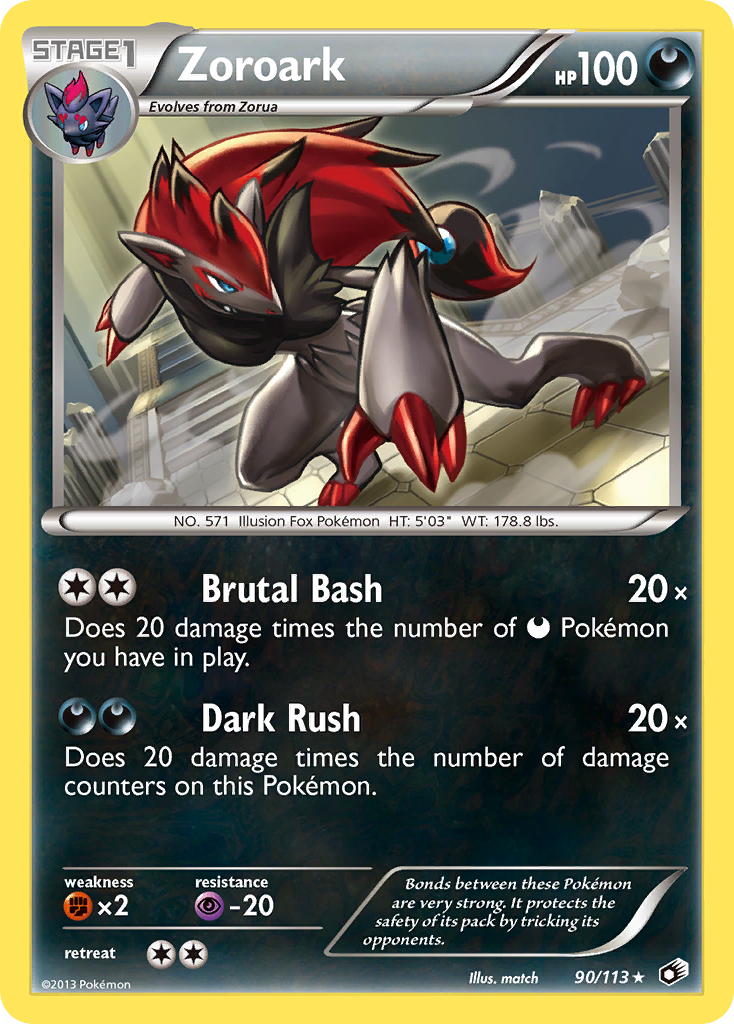 Zoroark (90/113) [Black & White: Legendary Treasures] | A1Comics