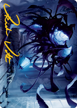 Spectral Adversary Art Card (Gold-Stamped Signature) [Innistrad: Midnight Hunt Art Series] | A1Comics