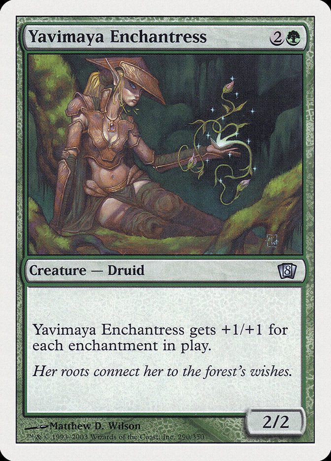 Yavimaya Enchantress [Eighth Edition] | A1Comics