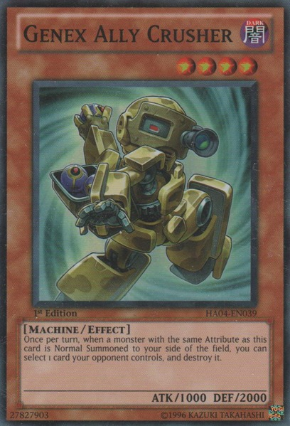 Genex Ally Crusher [HA04-EN039] Super Rare | A1Comics