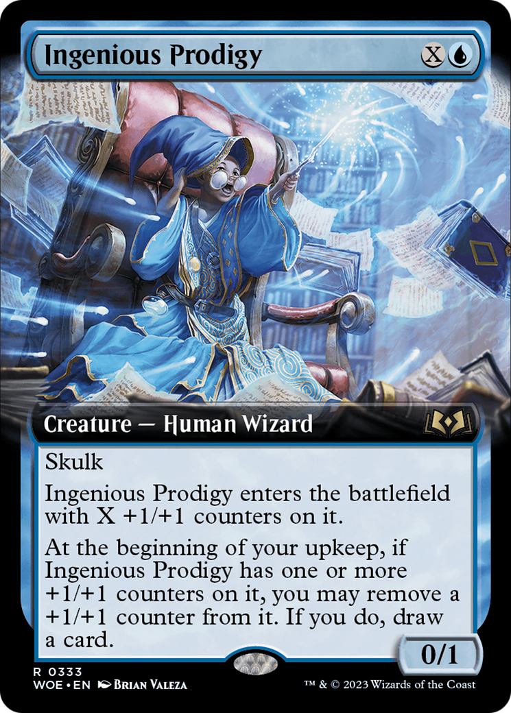 Ingenious Prodigy (Extended Art) [Wilds of Eldraine] | A1Comics