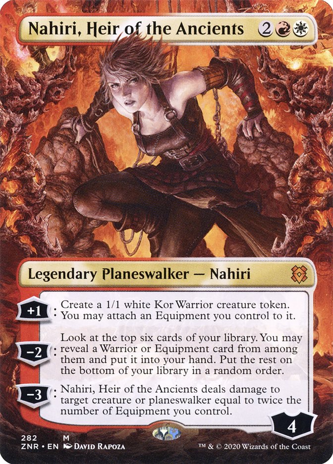 Nahiri, Heir of the Ancients (Borderless) [Zendikar Rising] | A1Comics