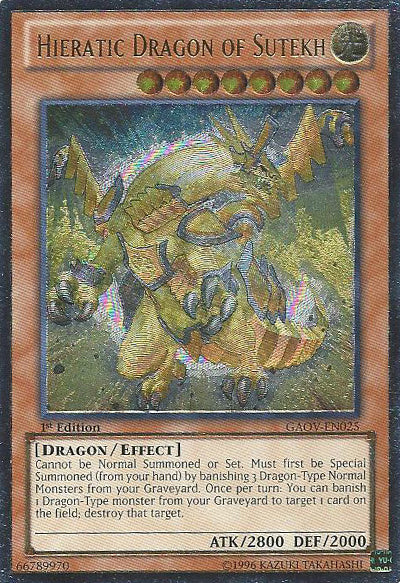 Hieratic Dragon of Sutekh [GAOV-EN025] Ultimate Rare | A1Comics