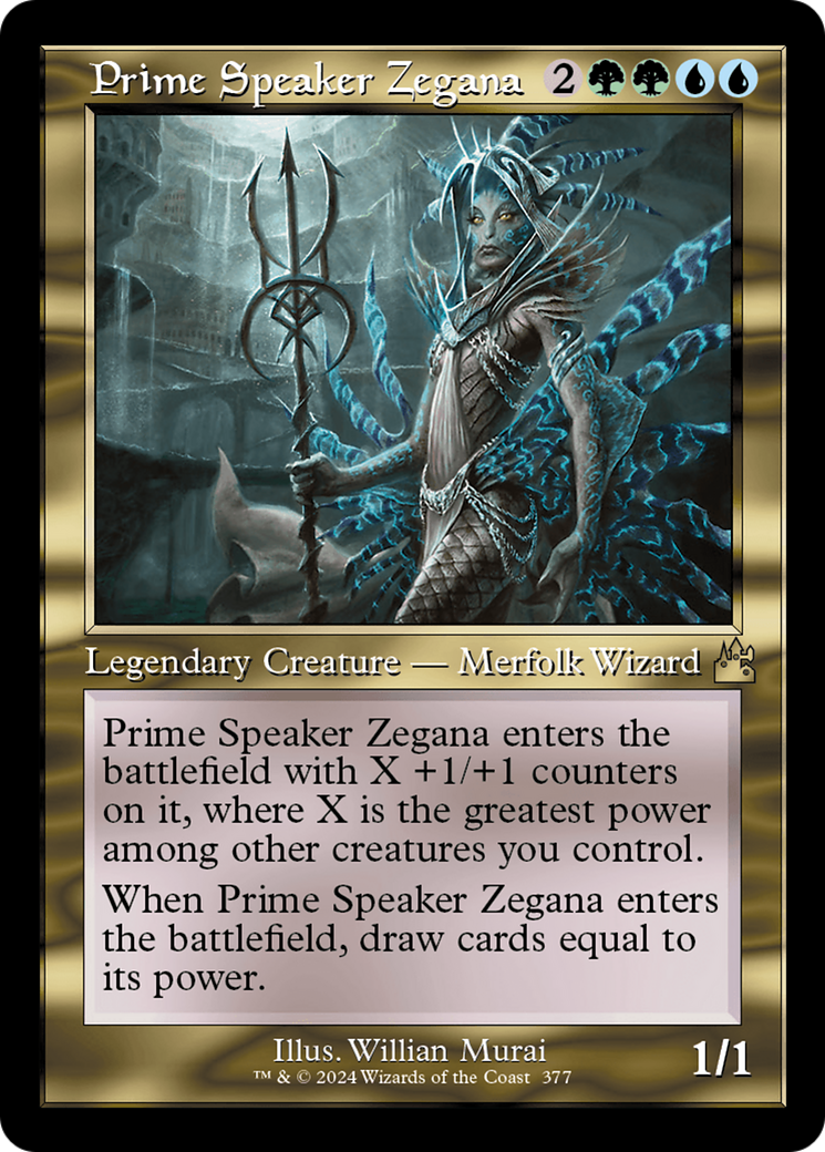 Prime Speaker Zegana (Retro Frame) [Ravnica Remastered] | A1Comics