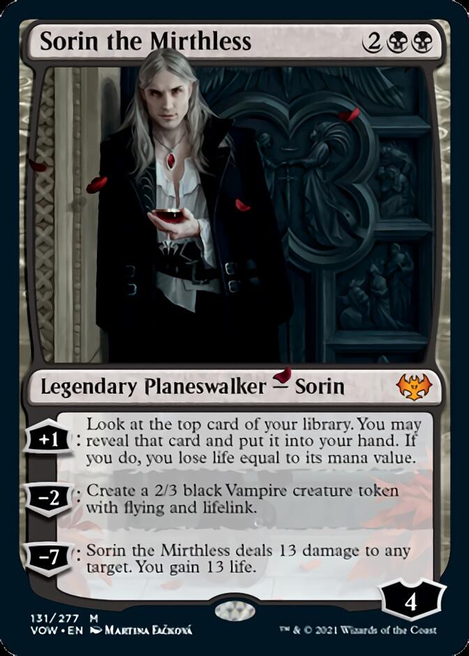 Sorin the Mirthless [Innistrad: Crimson Vow] | A1Comics