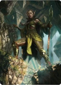 Nissa of Shadowed Boughs 1 Art Card [Zendikar Rising Art Series] | A1Comics