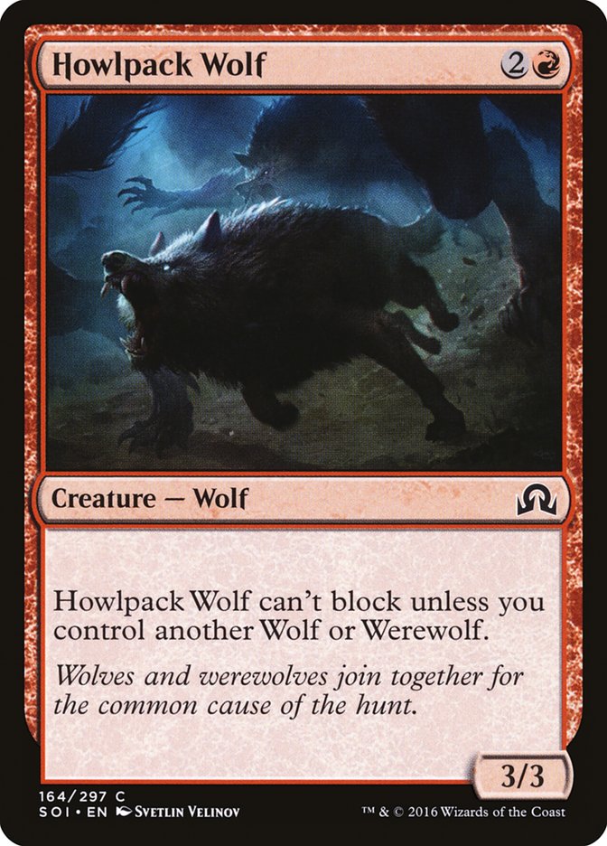 Howlpack Wolf [Shadows over Innistrad] | A1Comics