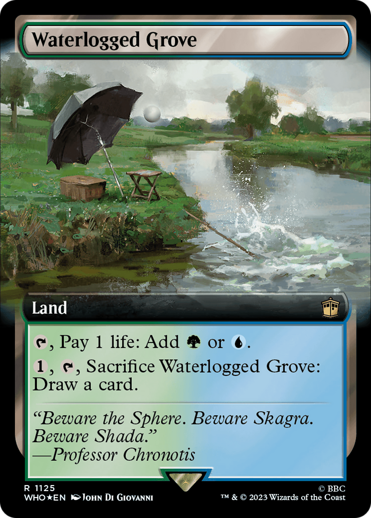 Waterlogged Grove (Extended Art) (Surge Foil) [Doctor Who] | A1Comics