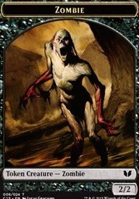 Zombie // Spirit (022) Double-Sided Token [Commander 2015 Tokens] | A1Comics