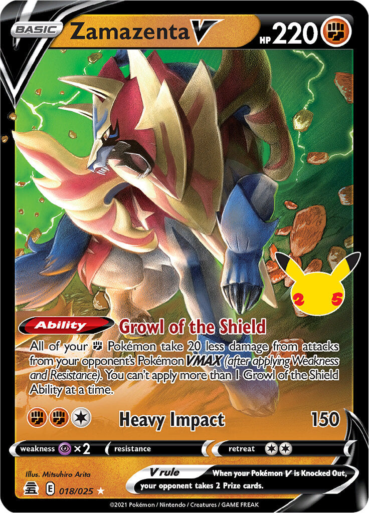 Zamazenta V (018/025) [Celebrations: 25th Anniversary] | A1Comics