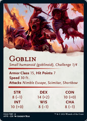 Goblin Art Card [Dungeons & Dragons: Adventures in the Forgotten Realms Art Series] | A1Comics