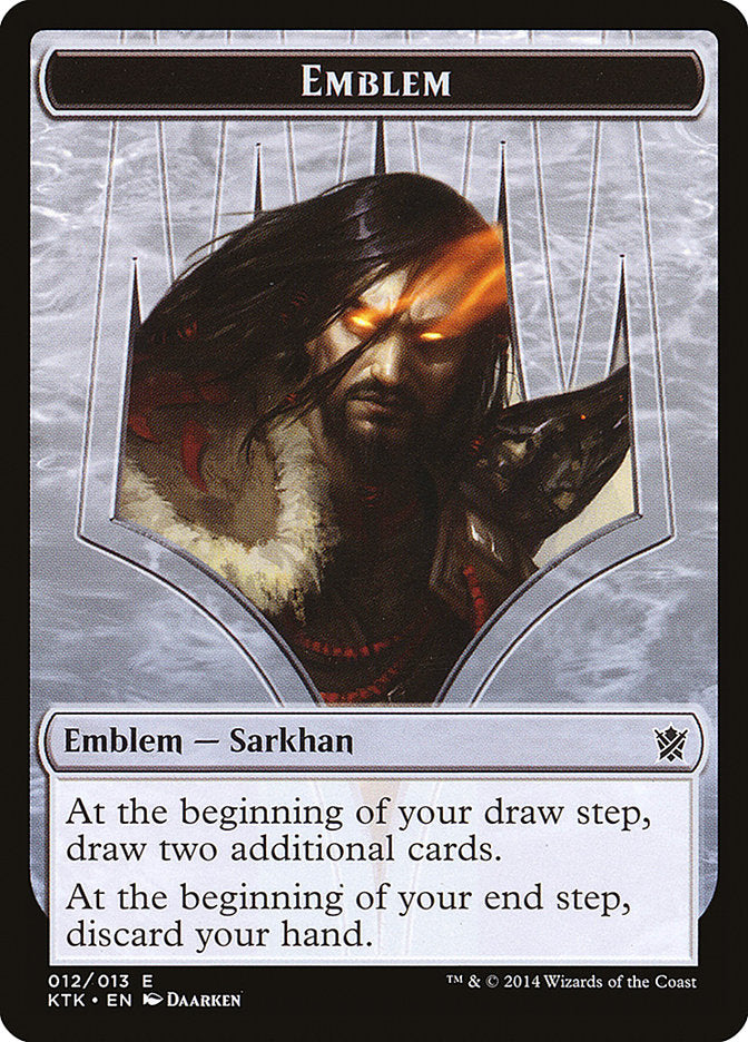 Sarkhan, the Dragonspeaker Emblem [Khans of Tarkir Tokens] | A1Comics