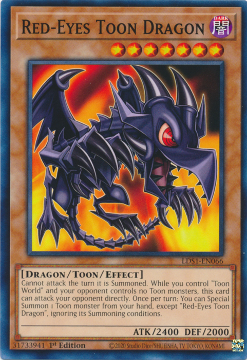 Red-Eyes Toon Dragon [LDS1-EN066] Common | A1Comics