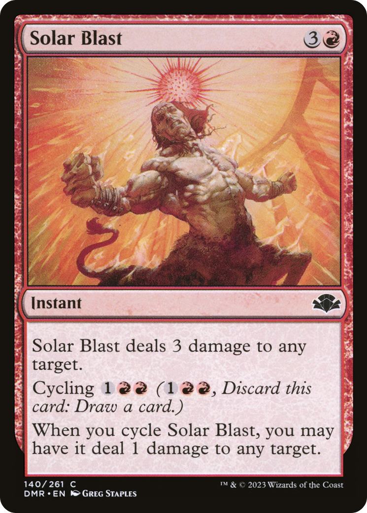 Solar Blast [Dominaria Remastered] | A1Comics