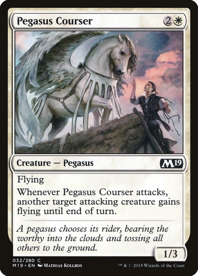 Pegasus Courser [Core Set 2019] | A1Comics