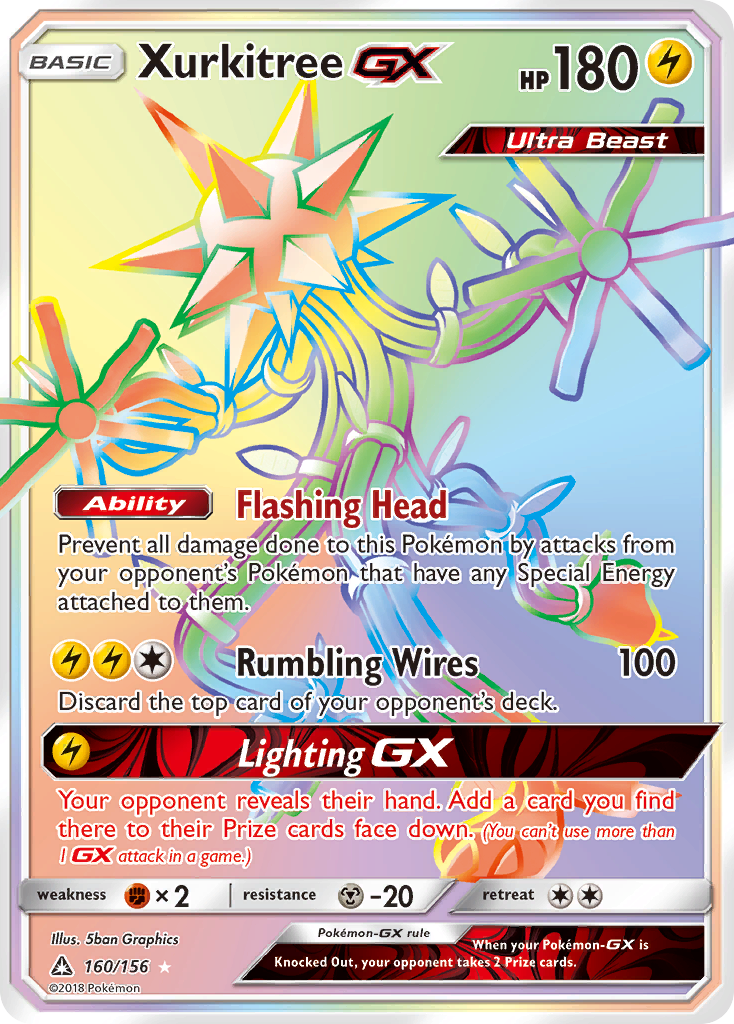 Xurkitree GX (160/156) [Sun & Moon: Ultra Prism] | A1Comics