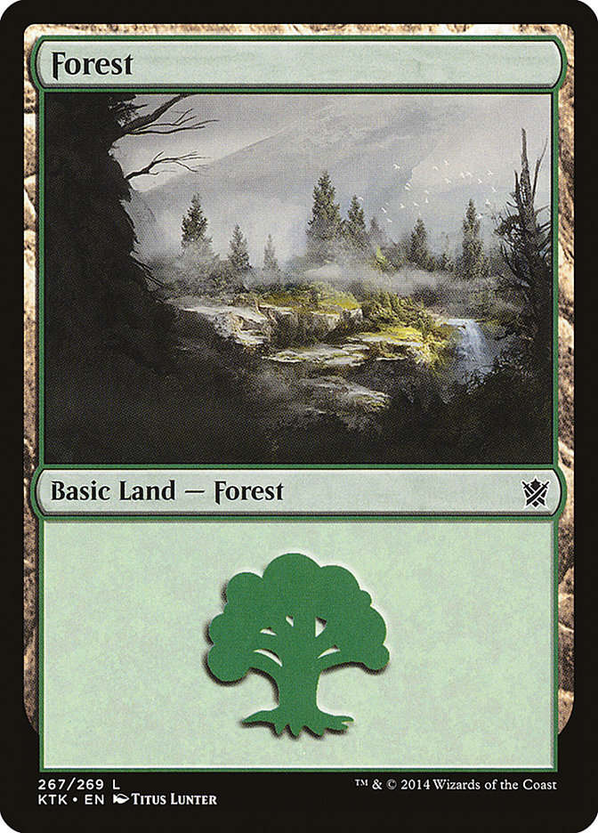 Forest (267) [Khans of Tarkir] | A1Comics