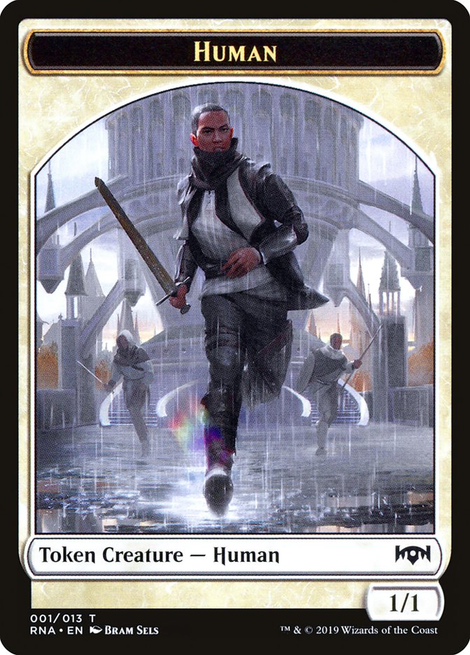 Human Token [Ravnica Allegiance Tokens] | A1Comics