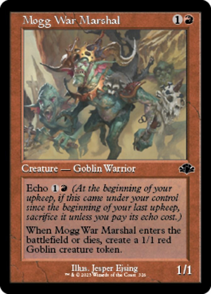 Mogg War Marshal (Retro) [Dominaria Remastered] | A1Comics