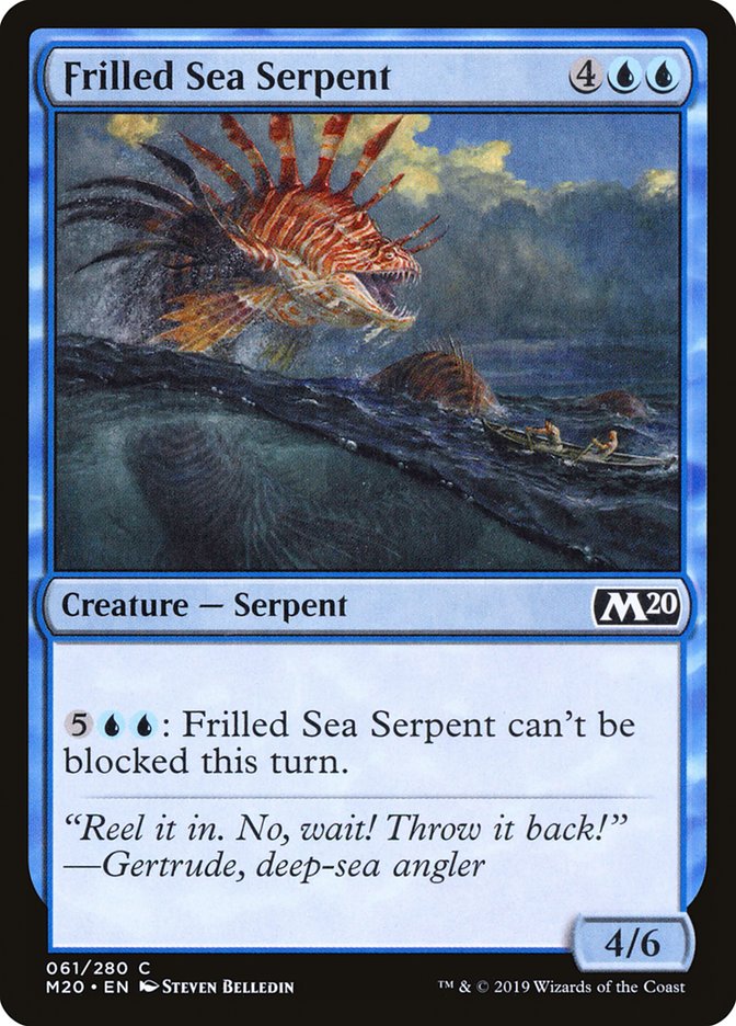 Frilled Sea Serpent [Core Set 2020] | A1Comics