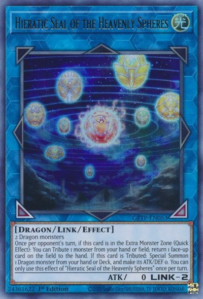 Hieratic Seal of the Heavenly Spheres [GFTP-EN053] Ultra Rare | A1Comics