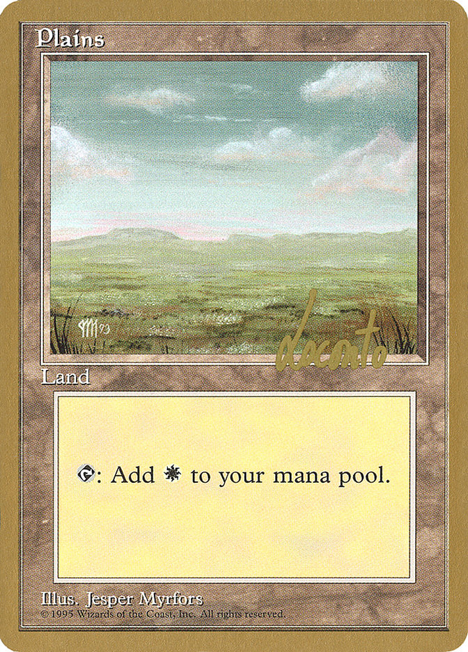 Plains (ml364) (Michael Loconto) [Pro Tour Collector Set] | A1Comics