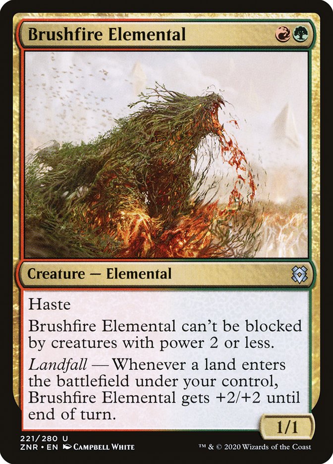 Brushfire Elemental [Zendikar Rising] | A1Comics