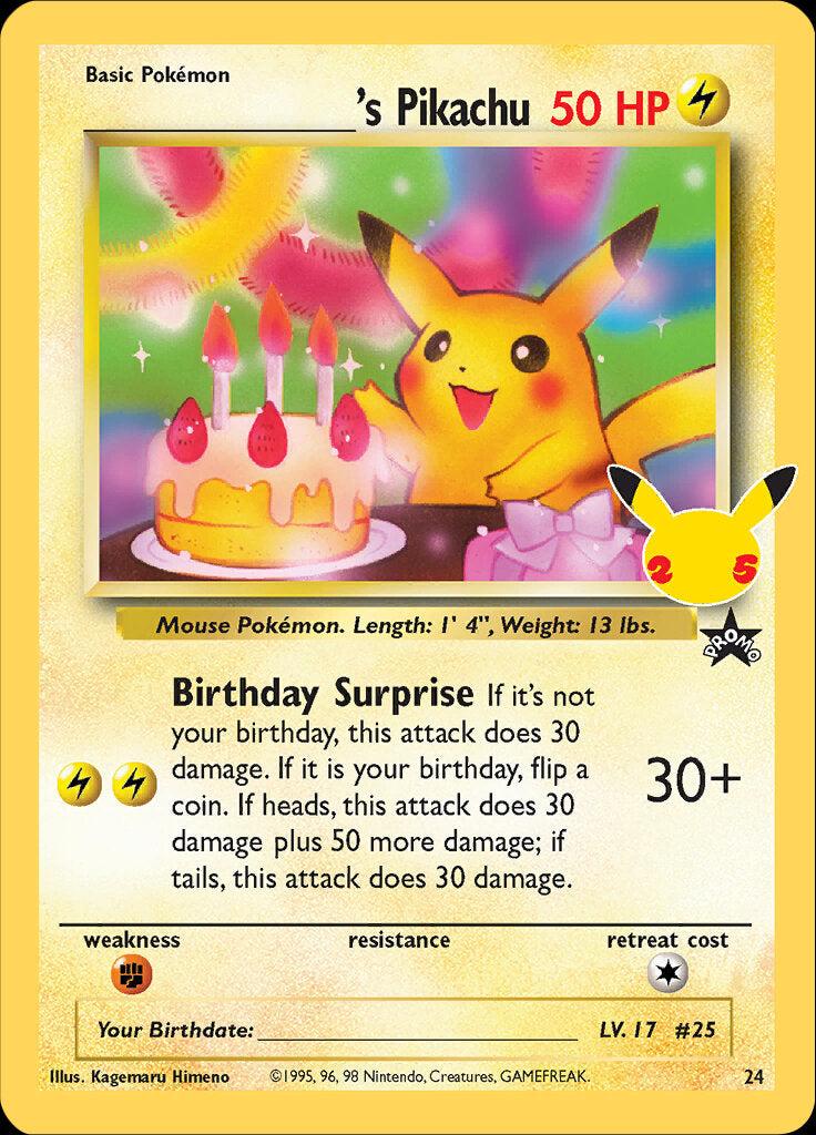 _____'s Pikachu (24) [Celebrations: 25th Anniversary - Classic Collection] | A1Comics