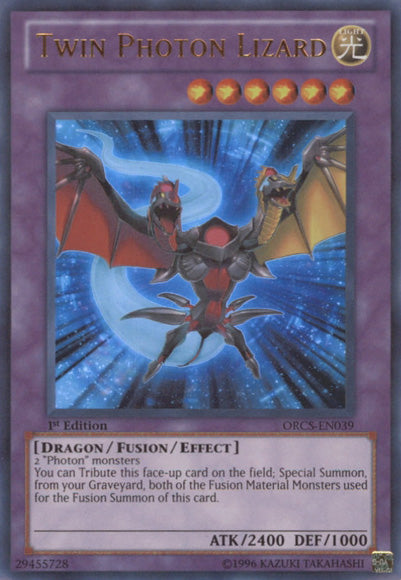 Twin Photon Lizard [ORCS-EN039] Ultra Rare | A1Comics