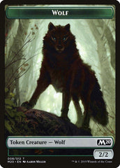 Zombie // Wolf Double-Sided Token [Game Night 2019 Tokens] | A1Comics